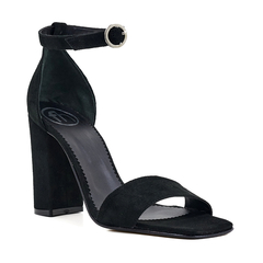 Sandalias Mujer Fiesta Vestir Cuero Bailar Taco Alto Fh 4602