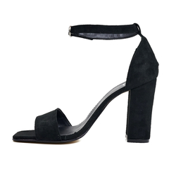Sandalias Mujer Fiesta Vestir Cuero Bailar Taco Alto Fh 4602