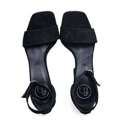 Sandalias Mujer Fiesta Vestir Cuero Bailar Taco Alto Fh 4602