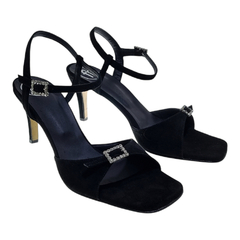 Sandalias Mujer Fiesta Vestir Cuero Fh 4618 Taco Fino Bailar (FH4618) - Zona Shop
