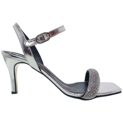 Sandalias Mujer Fiesta Vestir Cuero Fh 8414 Taco Fino Bailar