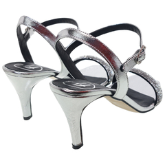 Sandalias Mujer Fiesta Vestir Cuero Fh 8414 Taco Fino Bailar