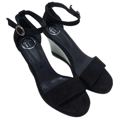 Sandalias Mujer Fiesta Vestir Cuero Fh 8603 Taco Chino Altas