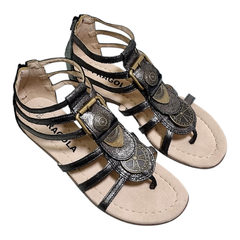Sandalias Mujer Romanas Urbanas Cuero Bajas Fragola 053601 (FR053601) en internet