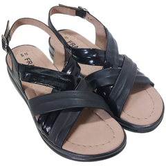 Sandalias Mujer Fragola Cuero Vacuno Acolchonadas 089229