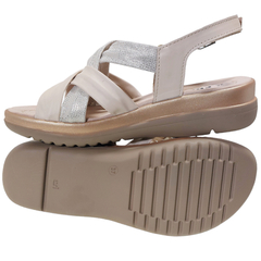 Sandalias Mujer Fragola Cuero Vacuno Acolchonadas 089229