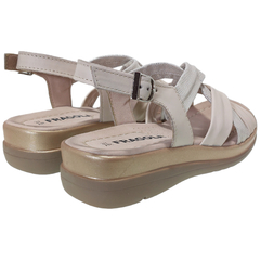 Sandalias Mujer Fragola Cuero Vacuno Acolchonadas 089229