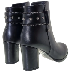 Botas Mujer Urbanas Taco Ancho Fragola 091001 Botinetas Moda