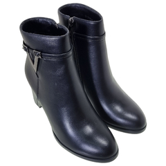 Botas Mujer Urbanas Taco Ancho Fragola 091003 Botinetas Moda