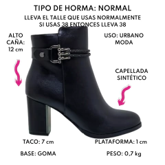 Botas Mujer Fragola Vestir 091005 Botinetas Taco Alto Moda (FR091005) en internet