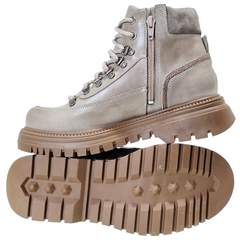 Borcegos Mujer Cuero Vacuno Fragola 101301 Botas Urbanas