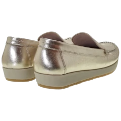 Mocasines Mujer Cuero Calado Urbanos Confort Fragola 410792