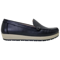 Mocasines Mujer Cuero Calado Urbanos Confort Fragola 410792