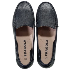 Mocasines Mujer Cuero Calado Urbanos Confort Fragola 410792