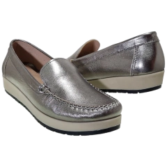 Mocasines Mujer Cuero Calado Urbanos Confort Fragola 410792