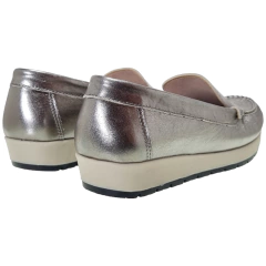 Mocasines Mujer Cuero Calado Urbanos Confort Fragola 410792