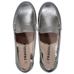 Mocasines Mujer Cuero Calado Urbanos Confort Fragola 410792