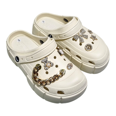 Imagen de Sandalias Mujer Gummi Gtm Goma Plataforma Crown Zuecos Moda (GUCROWN)