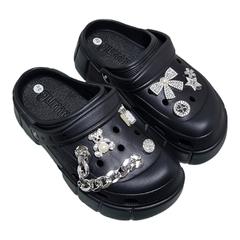 Imagen de Sandalias Mujer Gummi Gtm Goma Plataforma Crown Zuecos Moda (GUCROWN)