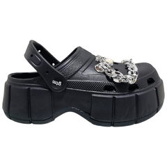 Sandalias Mujer Gummi Gtm Goma Plataforma Crown Zuecos Moda (GUCROWN)