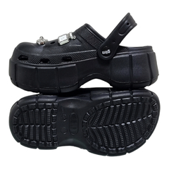 Sandalias Mujer Gummi Gtm Goma Plataforma Crown Zuecos Moda (GUCROWN)