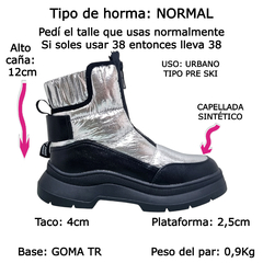 Botas Mujer Tipo Pre Ski Gummi Glynt Borcegos Forro Termico (GUGLYNT) - tienda online