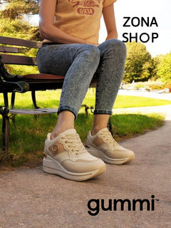 Zapatillas Con Taco Mujer Hope Urbanas Gummi Sneakers Moda (GUHOPE)