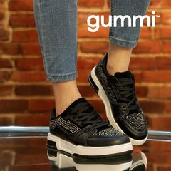 Zapatillas Mujer Urbanas Gummi Thunder Brillos Sneakers Baja (GUTHUNDE)
