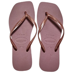 Ojotas Havaianas Mujer Slim Square Originales Brasil Goma (HASLIMSQ)