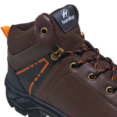 Borcegos Hombre Trekking Trabajo Hard Top Bota 0122a Cosidos (HT0122A) - Zona Shop