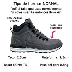 Borcegos Hombre Kappa Deportivos Botitas Casual Astos Md (KPASTOMD) - tienda online