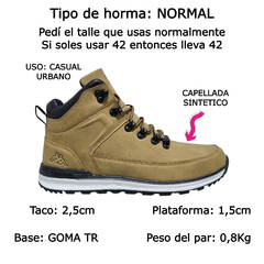 Borcegos Hombre Kappa Deportivos Botitas Casual Astos Md (KPASTOMD) - Zona Shop