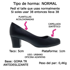 Imagen de Zapatos Mujer Clasicos Piccadilly 110072 Oficina Uniforme (PI110072)