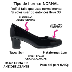Zapatos Mujer Clasicos Piccadilly 110072 Oficina Uniforme (PI110072)
