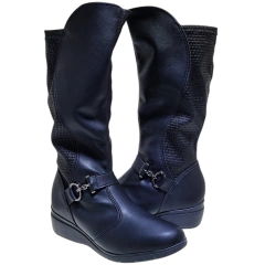 Botas Mujer Piccadilly Maxi Caña Alta Elastizada 117123 Moda