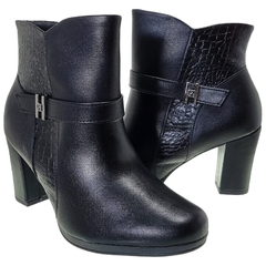 Botas Piccadilly Mujer Clasicas Botinetas Taco Ancho 130237