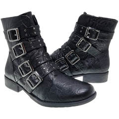 Botas Piccadilly Mujer Bajas Borcegos Hebillas 653006 Casual