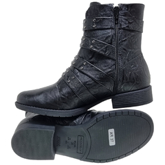 Botas Piccadilly Mujer Bajas Borcegos Hebillas 653006 Casual