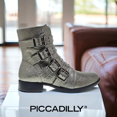 Botas Piccadilly Mujer Bajas Borcegos Hebillas 653006 Casual (PI653006) - tienda online