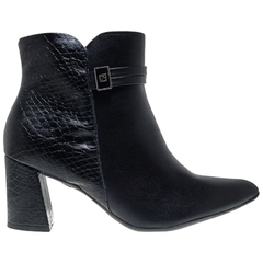 Botas Piccadilly Mujer Stilettos Botinetas Taco Ancho 745209