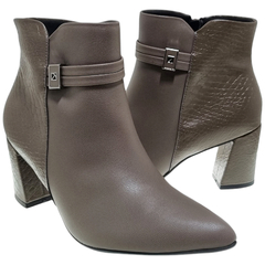 Botas Piccadilly Mujer Stilettos Botinetas Taco Ancho 745209