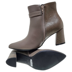 Botas Piccadilly Mujer Stilettos Botinetas Taco Ancho 745209