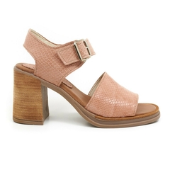 Sandalias Mujer Cuero Taco Ancho Urbanas Pia Vitelli Foglia (PVFOGLIA)