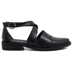 Sandalias Mujer Cuero Vacuno Zapatos Punta Cerrada Riot 1287