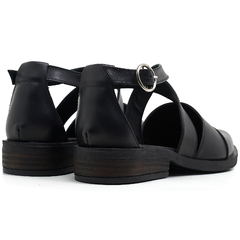 Sandalias Mujer Cuero Vacuno Zapatos Punta Cerrada Riot 1287