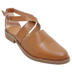 Sandalias Mujer Cuero Vacuno Zapatos Punta Cerrada Riot 1287