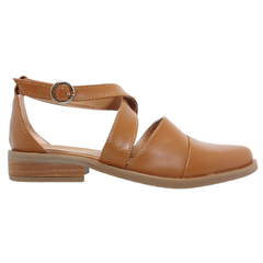 Sandalias Mujer Cuero Vacuno Zapatos Punta Cerrada Riot 1287