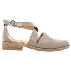 Sandalias Mujer Cuero Vacuno Zapatos Punta Cerrada Riot 1287