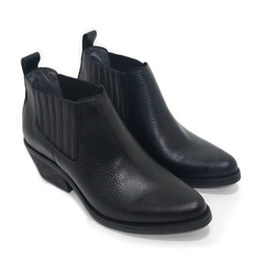 Botas Botinetas Cuero Mujer Tipo Texanas Caña Baja Riot 1622