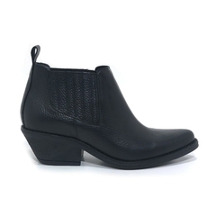 Botas Botinetas Cuero Mujer Tipo Texanas Caña Baja Riot 1622
